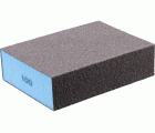 Esponja abrasiva resistente al agua 69x98x26 mm A100, cuatro caras, para aplicación universal