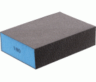 Esponja abrasiva resistente al agua 69x98x26 mm A180, cuatro caras, para aplicación universal