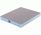 Esponja abrasiva resistente al agua 98x120x13 mm A180, dos caras, para aplicación universal