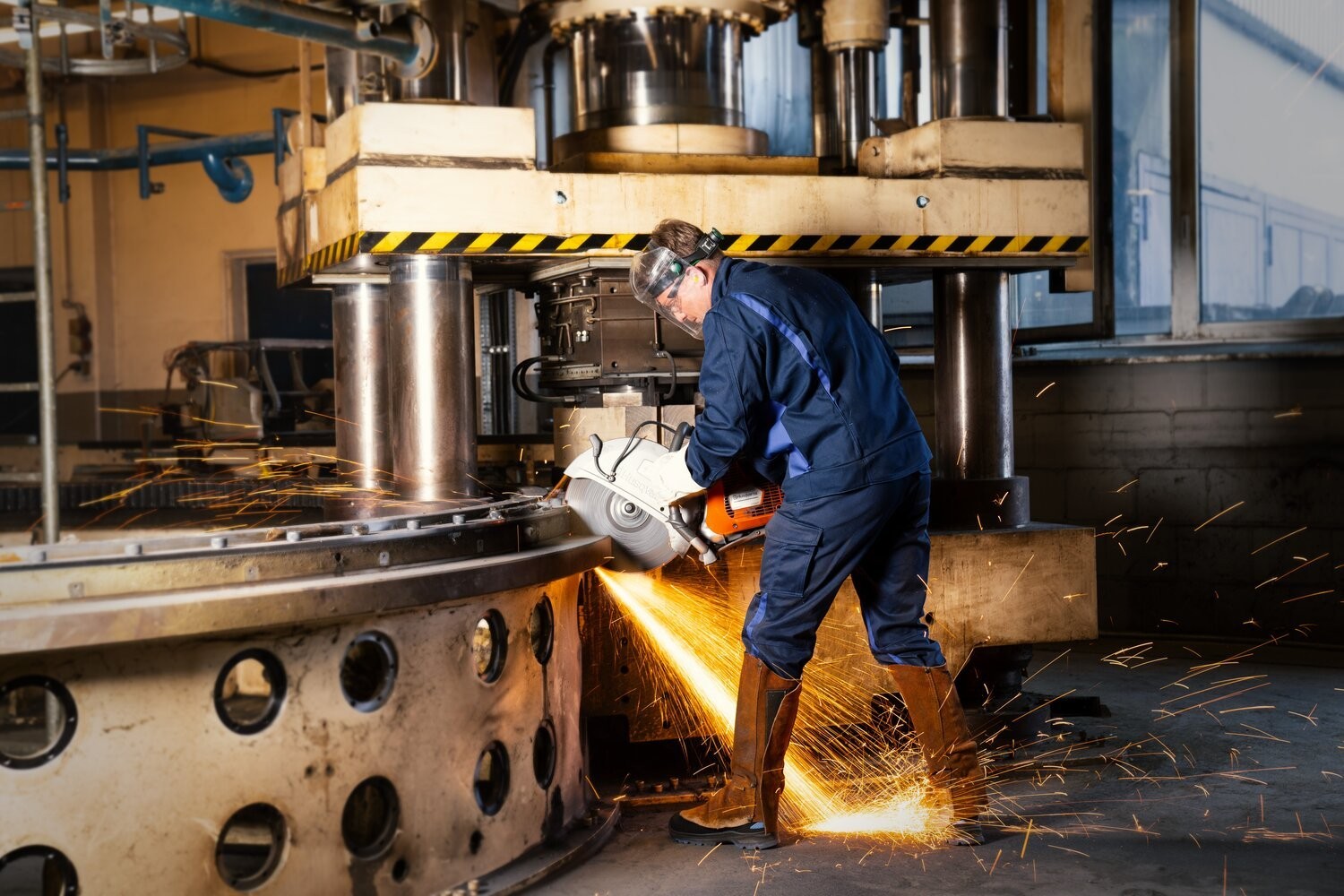 Disco de corte tronzadora a muela EHT 350x4,5x20 mm SG STEEL para acero (100 m/s)