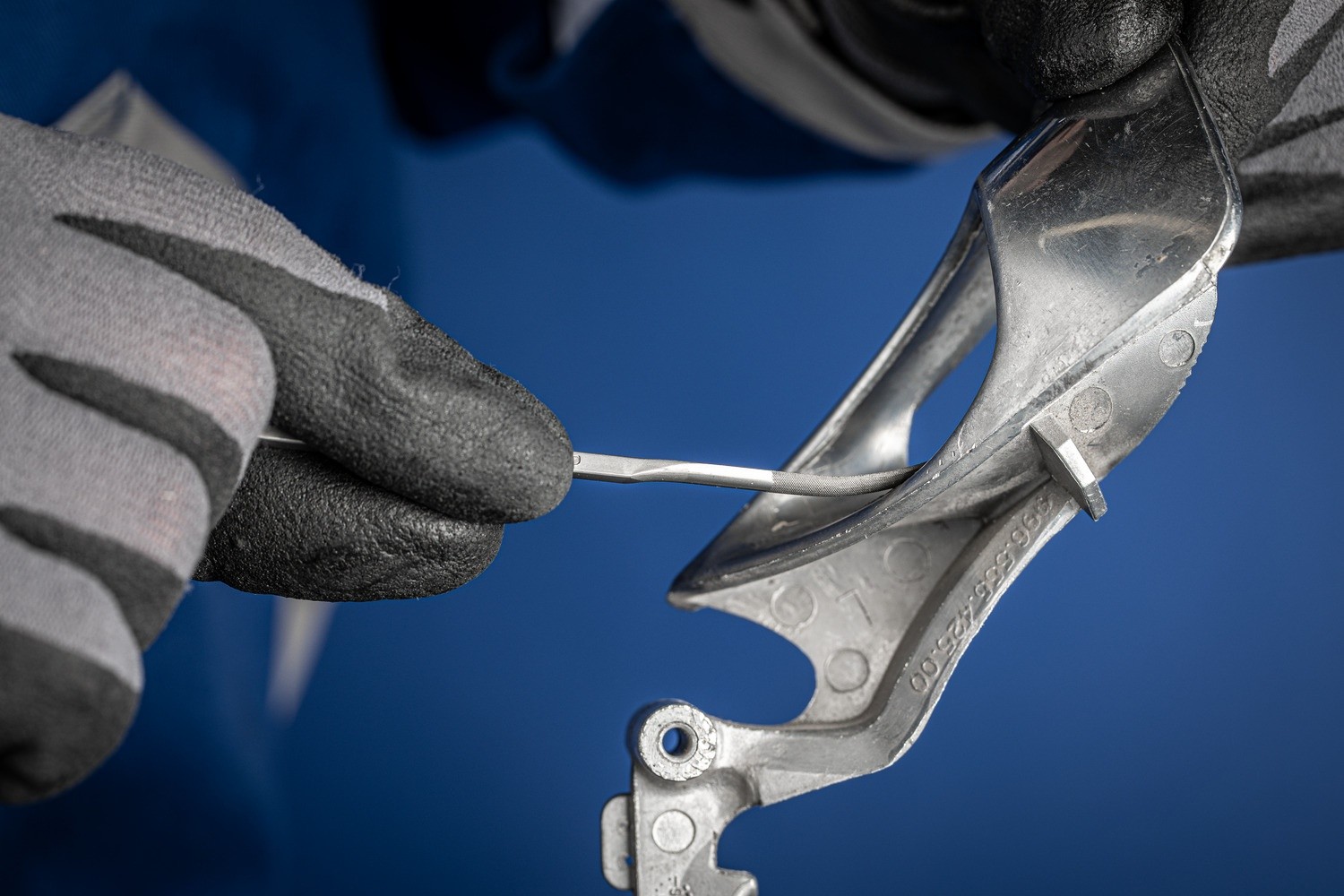 Limas de codillo de precisión tipo 961 P 150 mm corte suizo 2, semifinas