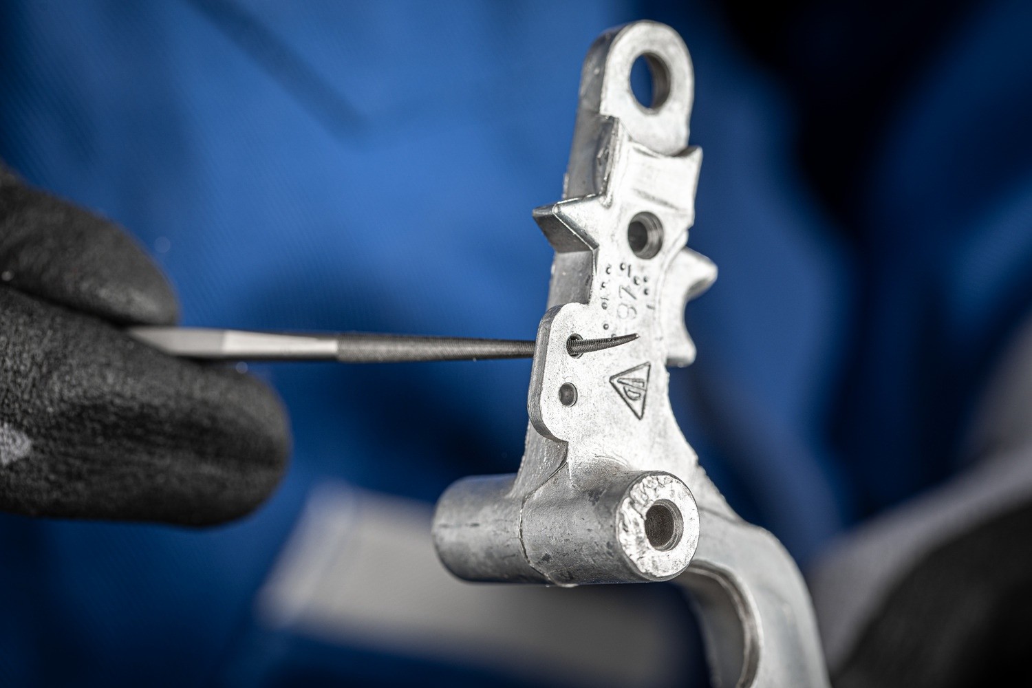 Limas de codillo de precisión tipo 981 P 150 mm corte suizo 2, semifinas