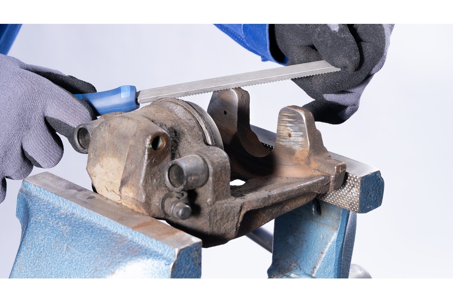 Lima para pinzas de freno de 200 mm x 12,5 mm de dentado fresado con mango