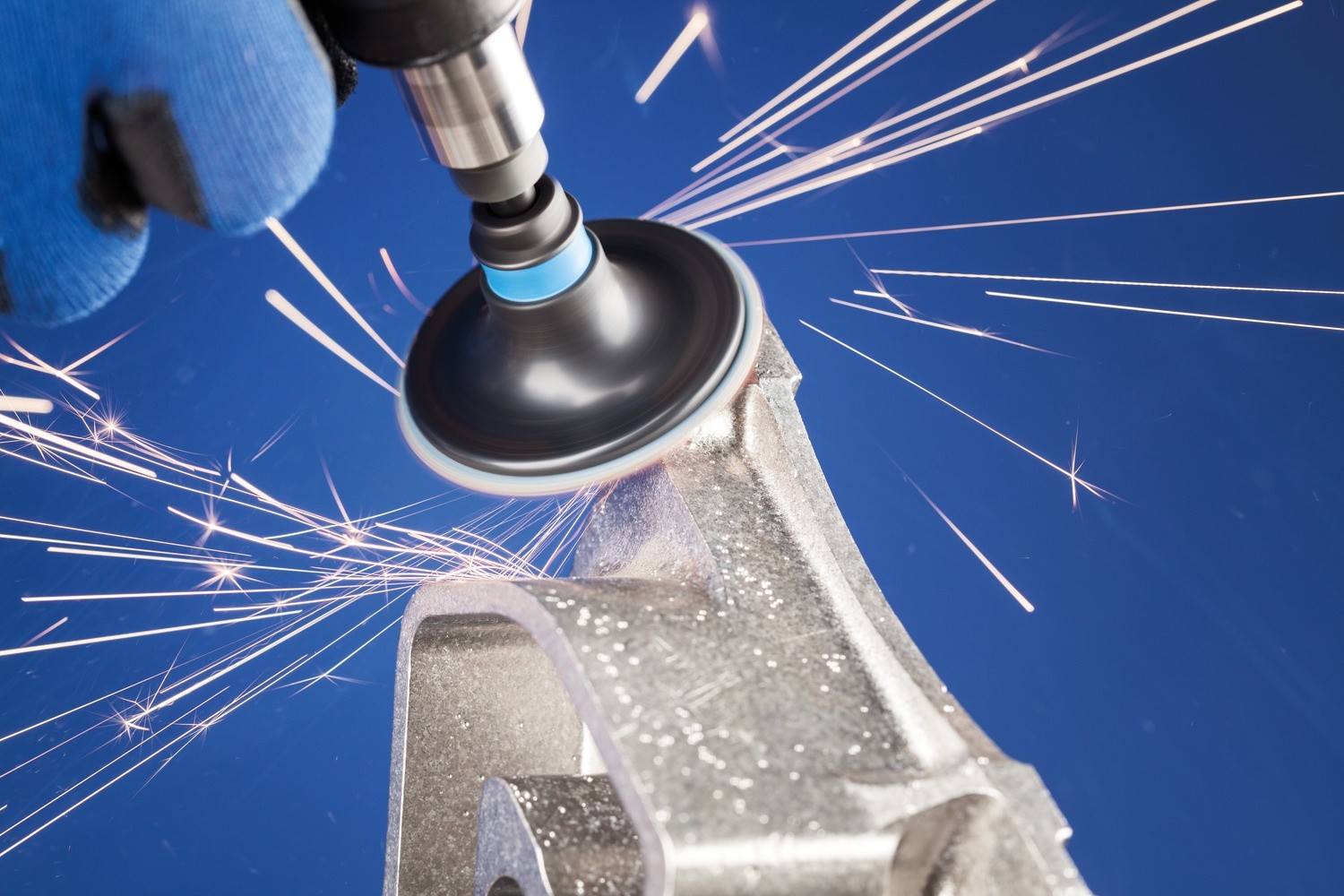 Discos textiles COMBIDISC, corindón CD Ø 75 mm A36TX para acero inoxidable y aluminio