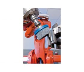 Carda de plato COMPOSITE DBUR Ø 75 mm M14, filamento SiC Ø 1,14 mm, grano 80, uso estacionario