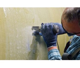 Hoja de sierra de diamante 75 mm D357 (medio), recortes en la construcción de depósitos de PRFV/PRFC