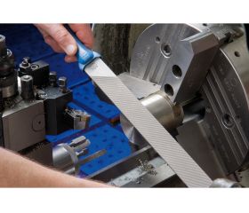 Lima para torno plana paralela 250 mm, corte 1 para mecanizado basto, desbaste