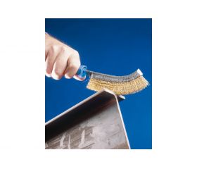 Cepillo manual curvado HBG, 1 fila, alambre de acero Ø 0,30 (10)