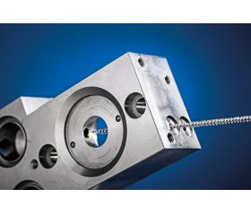 Cepillo limpiatubos IBU Ø 6x100 mm con ojal, alambre de acero Ø 0,10