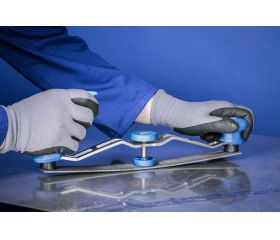 Hoja de lima de carrocero fresada plana paralela 300 mm, dentado 1 radial, mecanizado basto