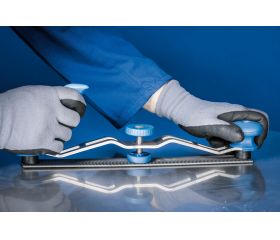 Hoja de lima de carrocero fresada plana paralela 300 mm, dentado 1 radial, mecanizado basto