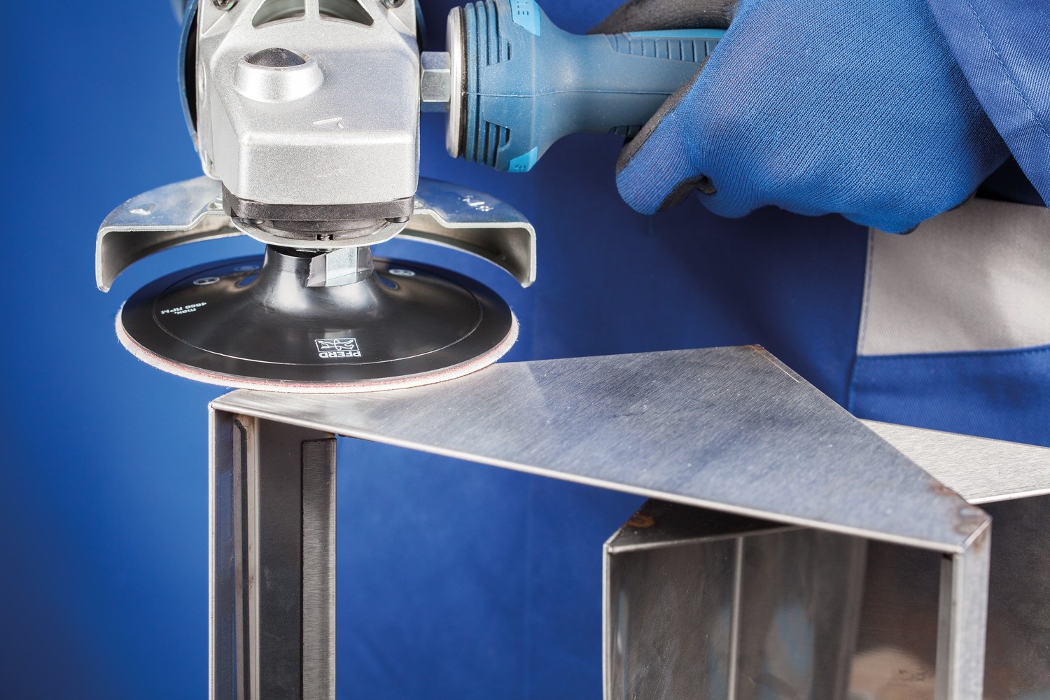 Juego de discos con sistema velcro, corindón basto, de 20 piezas Ø 125 mm A40,60,80,120 para amoladoras angulares