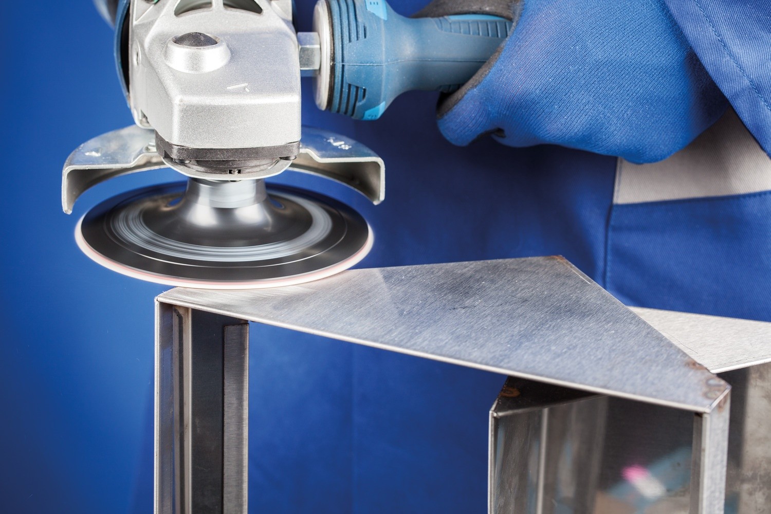 Disco de lija sistema velcro universal de corindón KR Ø 125 mm A40 para amoladora angular