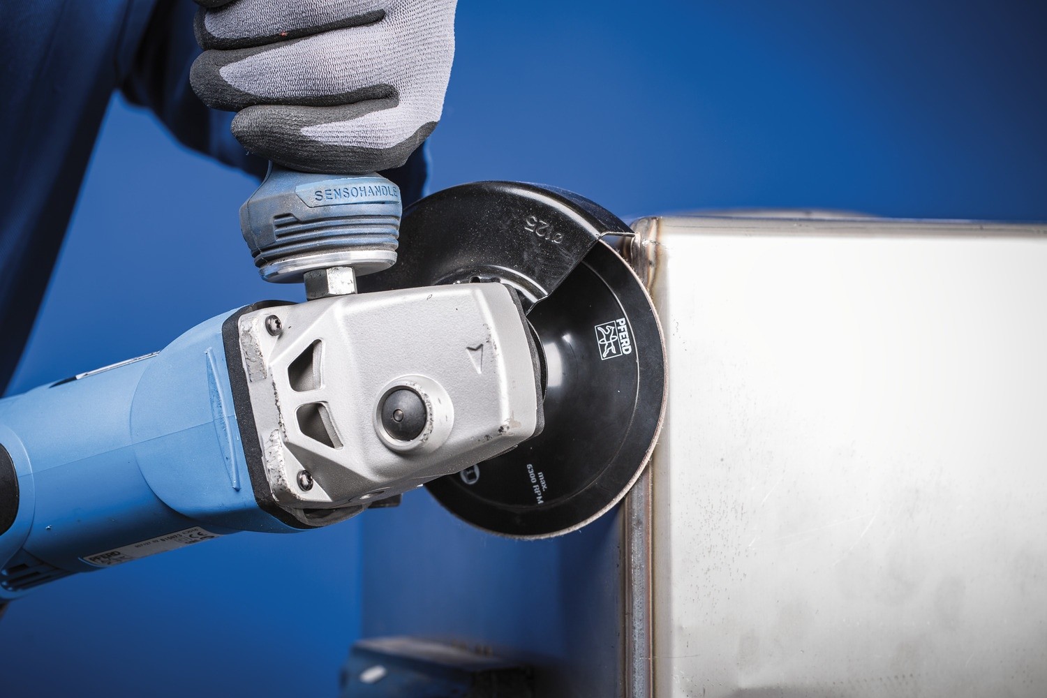 Juego de discos con sistema velcro, grano fino compacto, de 20 piezas Ø 125 mm CK180,240,320,400, para amoladoras angulares