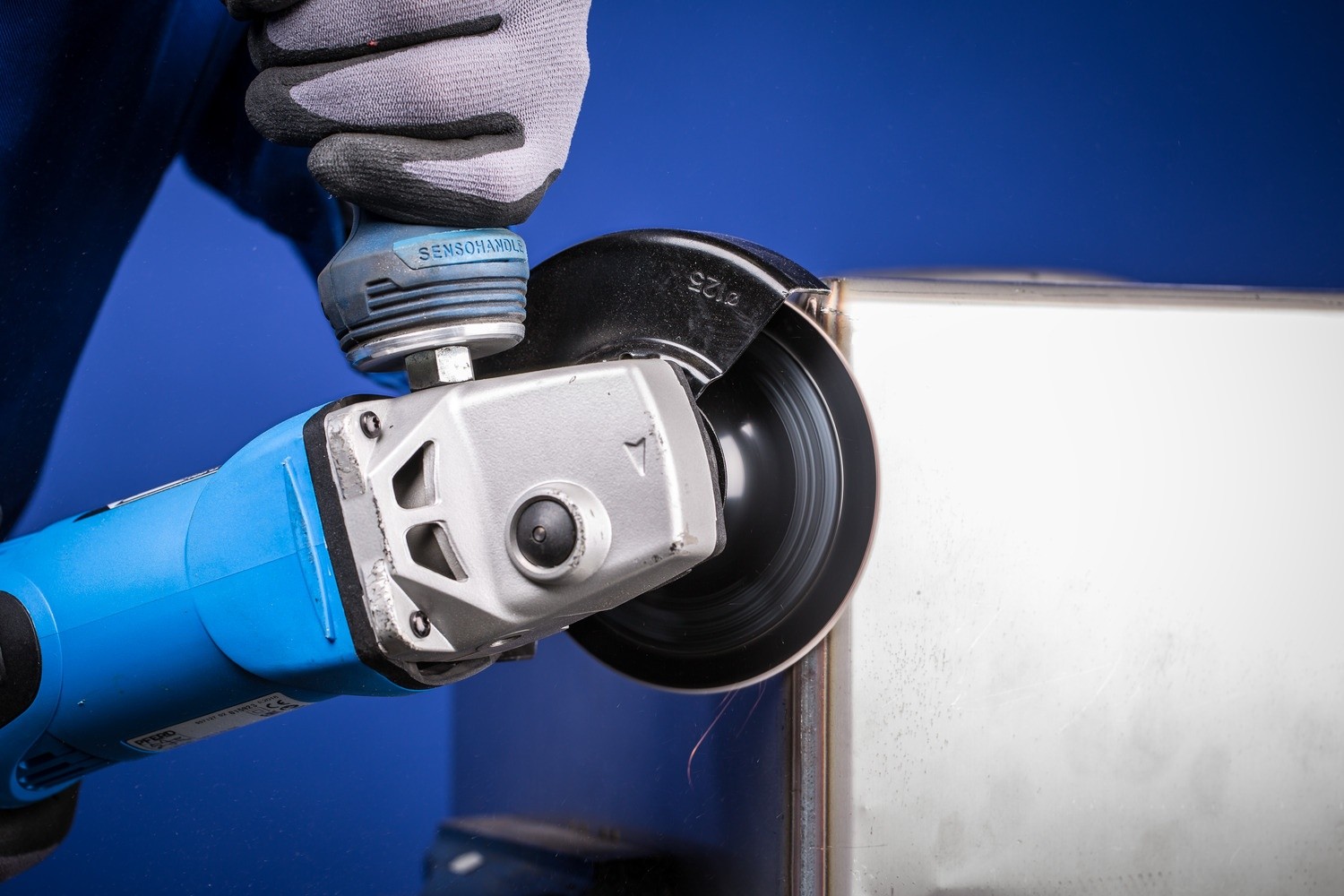 Juego de discos con sistema velcro, grano fino compacto, de 20 piezas Ø 125 mm CK180,240,320,400, para amoladoras angulares