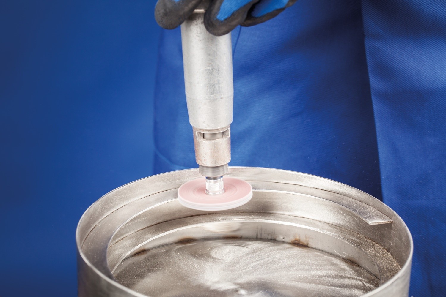 Almohadilla lijadora KS Ø 30x5 mm rosca 1/8 BSW A 80, para lijado de ranuras estrechas