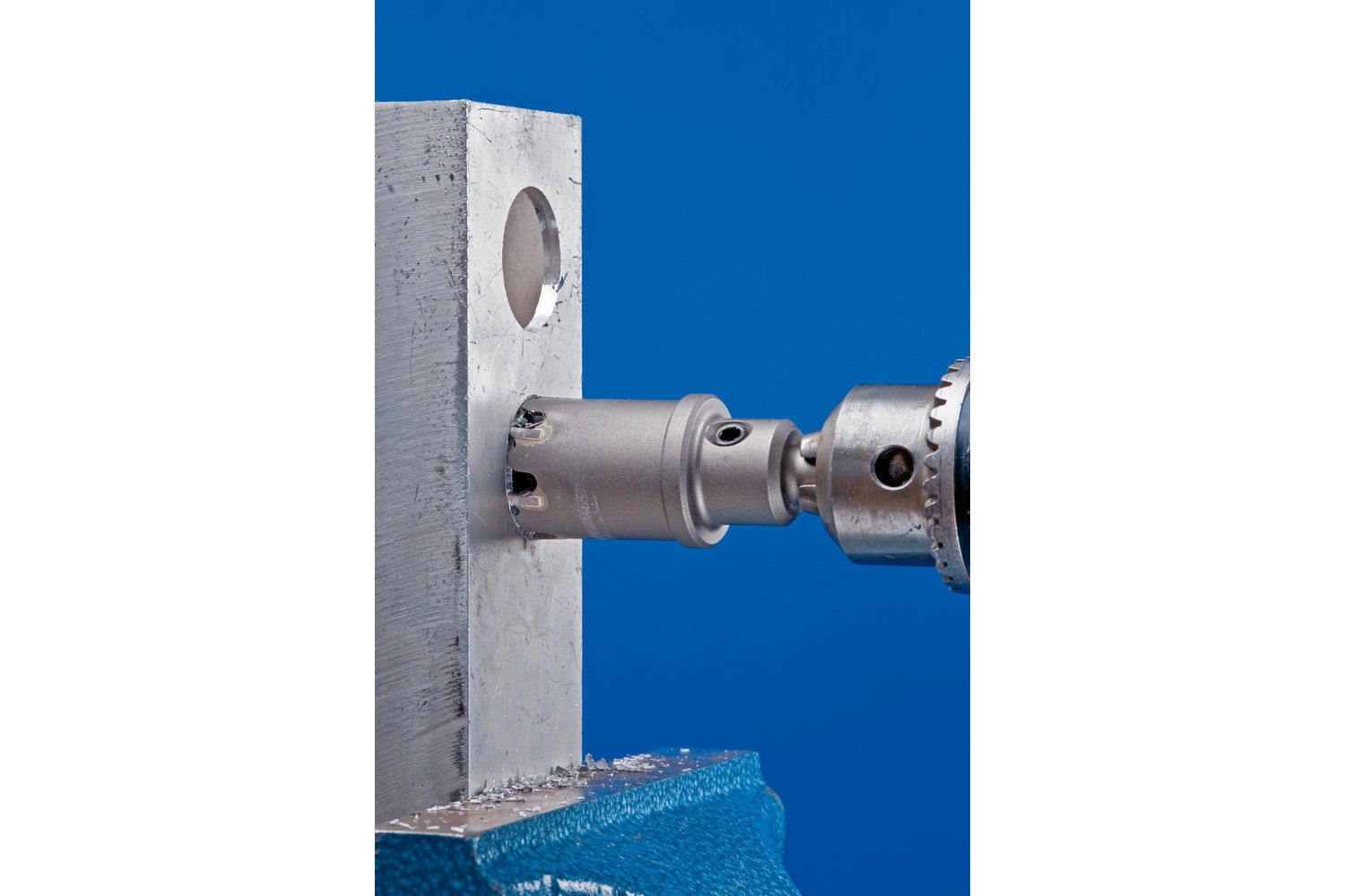 Corona/corona de metal duro Ø 60x60 mm, mango Ø 12 mm, profundidad de corte 57 mm, universal