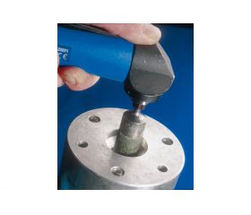 Carda brocha vulcanizada blanda sin trenzar PBV Ø22 mm, mango Ø6 mm, alambre de acero Ø0,25