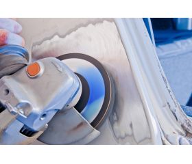 Vellón para limpieza POLICLEAN PCLD Ø 115x13 mm, agujero Ø 22,3 mm para trabajos de limpieza en basto