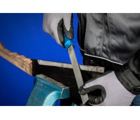 Lima de sierra de molino con cantos rectos plana paralela 200 mm corte 2 para el afilado