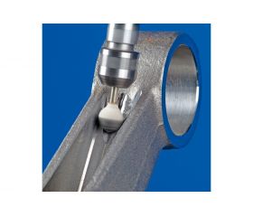 Punta de desbaste Poliflex forma esférica Ø 6 mm mango Ø 3 mm aglomerante TX A80