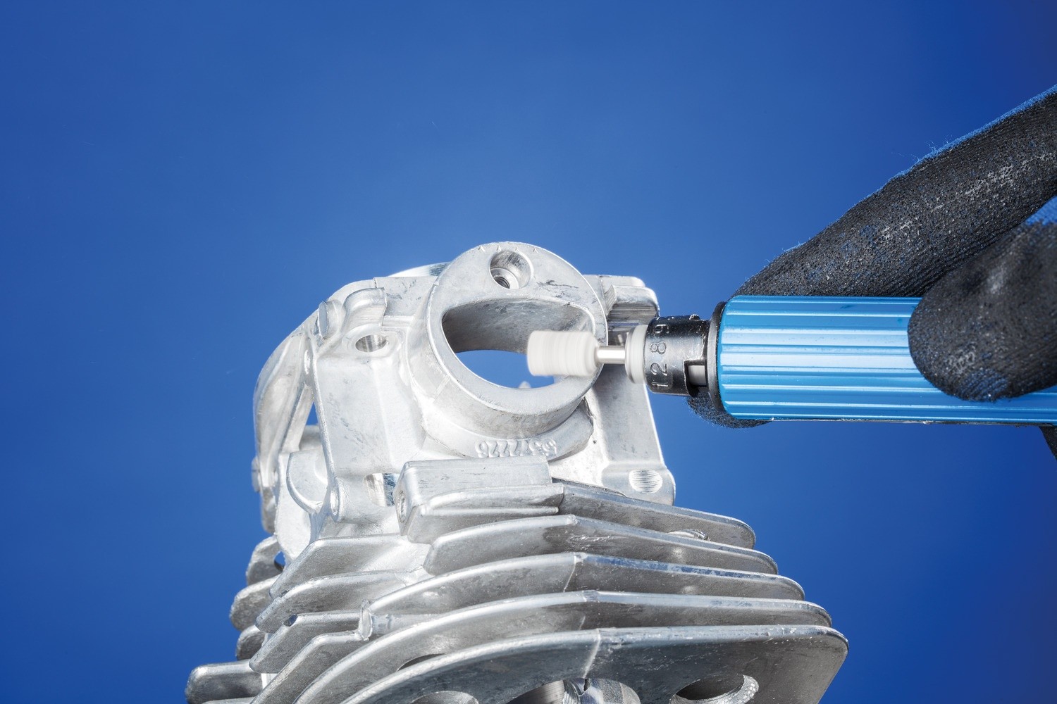 Punta de desbaste Poliflex forma cilíndrica Ø 10x25 mm mango Ø 6 mm aglomerante TX A80