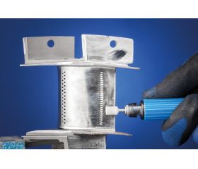 Punta de desbaste Poliflex forma cilíndrica Ø 6x10 mm mango Ø 3 mm aglomerante TX A80