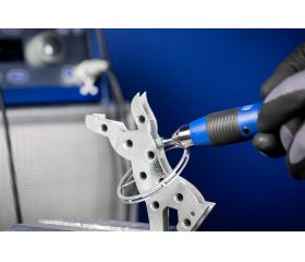 Punta de desbaste Poliflex forma cilíndrica Ø 8x12 mm mango Ø 3 mm aglomerante semiduro SIC150