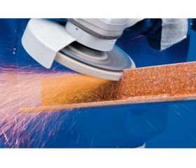 Disco de láminas lijadoras STRONG POLIFAN PFC 115x22,23 mm cónico Z36 línea SGP STEEL para acero