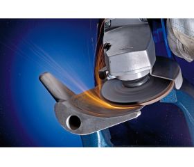 Disco de láminas lijadoras POLIFAN PFC 115x22,23 mm cónico CO-COOL 40 SG STEELOX acero/acero inoxidable