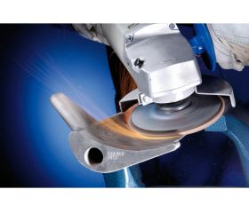 Disco de láminas lijadoras POLIFAN PFC 115x22,23 mm cónico CO-COOL 40 SG STEELOX acero/acero inoxidable