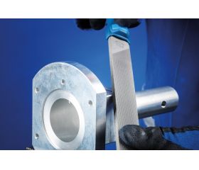 Lima PLUS con mango plana paralela 200 mm, el corte especial reduce la obstrucción de la lima