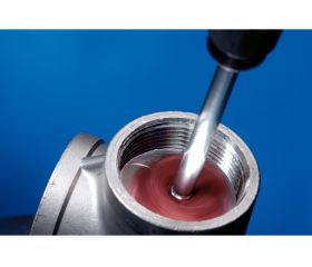 Estrellas de vellón POLINOX PNST Ø 19 mm rosca 8-32 UNC A100 para lijado fino y acabado