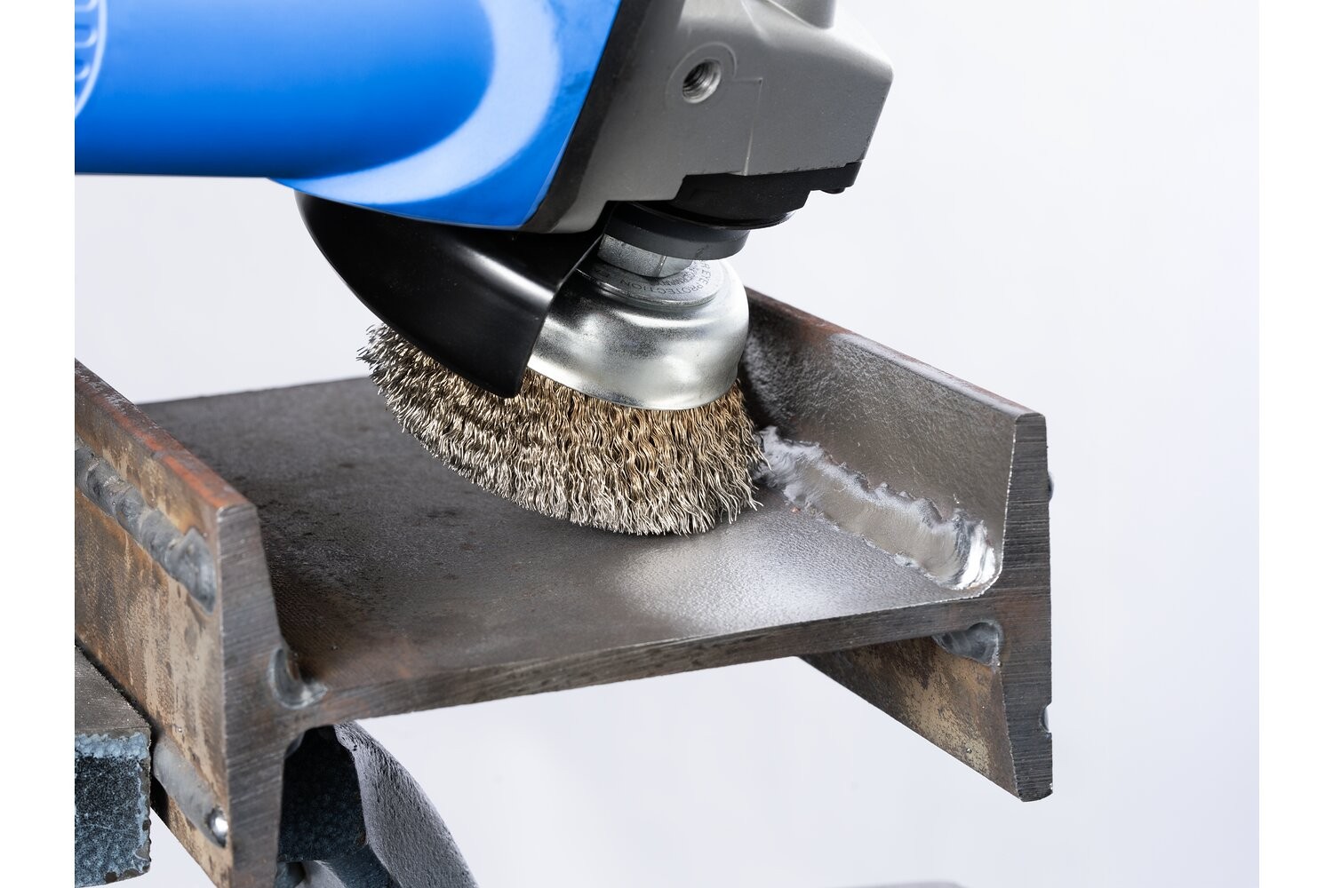 Carda vaso sin trenzar TBU Ø 60 mm M14, Ø 0,25 mm alambre trenzado de acero latonado, amoladora angular