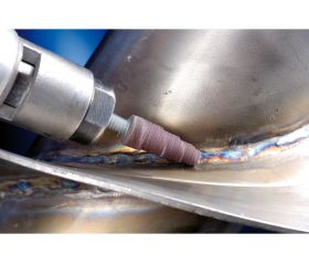 Rollos lijadores cónicos POLIROLL PRK Ø 10x25 mm agujero Ø 3 mm corindón A80