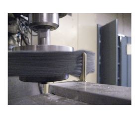 Carda redonda COMPOSITE RBUP Ø 150x25x50,8 mm agujero, filamento SiC Ø 1,14 mm, grano 80, uso estacionario