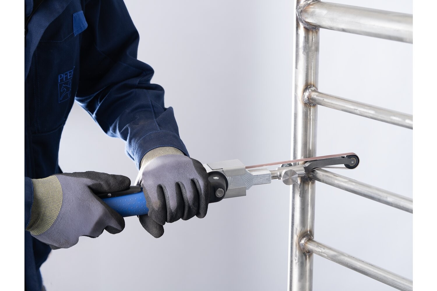 Empuñadura de lijadora de banda RCK B 4/100 10.000-5.000 R. P. M./380 vatios