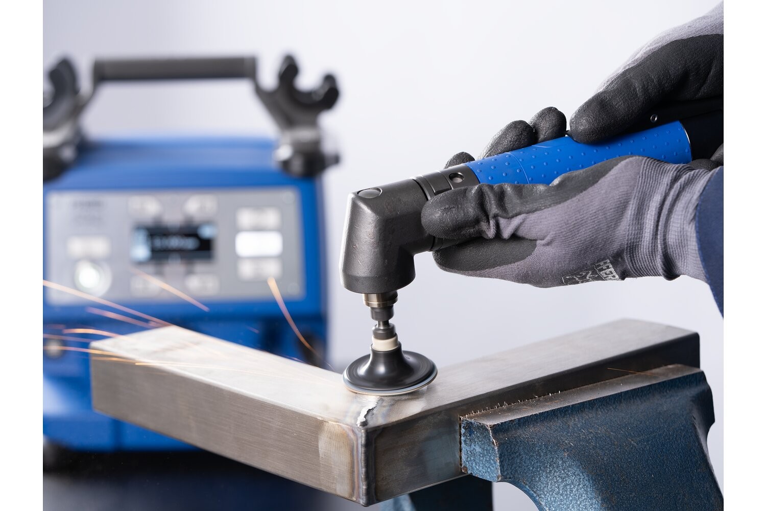 Empuñadura de lijadora de banda RCK B 4/200 20.000-10.000 R. P. M./380 vatios