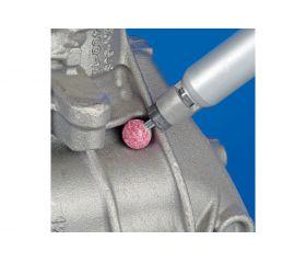 Punta de desbaste STEEL esfera Ø 13x13 mm mango Ø 6 mm A46 para acero y acero de fundición