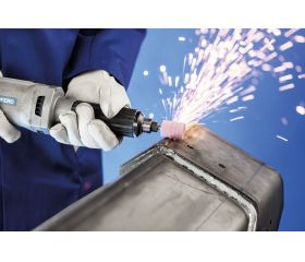 Juego de puntas de desbaste STEEL 100 unidades mango Ø 6 mm A24/30 para acero y acero de fundición