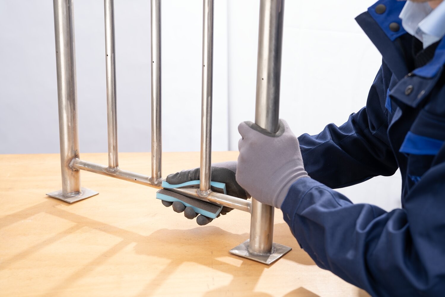 Esponja abrasiva resistente al agua 98x120x13 mm A60, A100, A180, dos caras, para aplicación universal