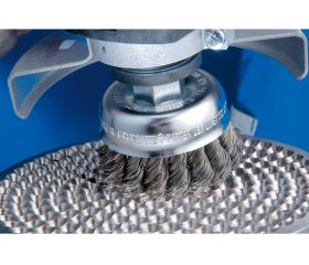 Carda vaso COMBITWIST trenzada TBG Ø 65 mm M14, alambre de acero Ø 0,35 mm, amoladora angular (1)