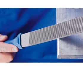 Lima de metal blando plana paralela 250 mm corte 0 para mecanizado de metal blando y plástico