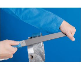 Lima de metal blando plana paralela 250 mm corte 0 para mecanizado de metal blando y plástico