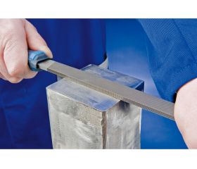 Lima PLUS con mango plana paralela 200 mm, el corte especial reduce la obstrucción de la lima