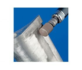 Punta de desbaste INOX cónica Ø 25x32 mm, mango Ø 6 mm A30 para acero inoxidable