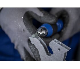 Punta de desbaste cilíndrica con mango ALU Ø 3x6 mm, mango Ø 3 mm SiC80, para aluminio