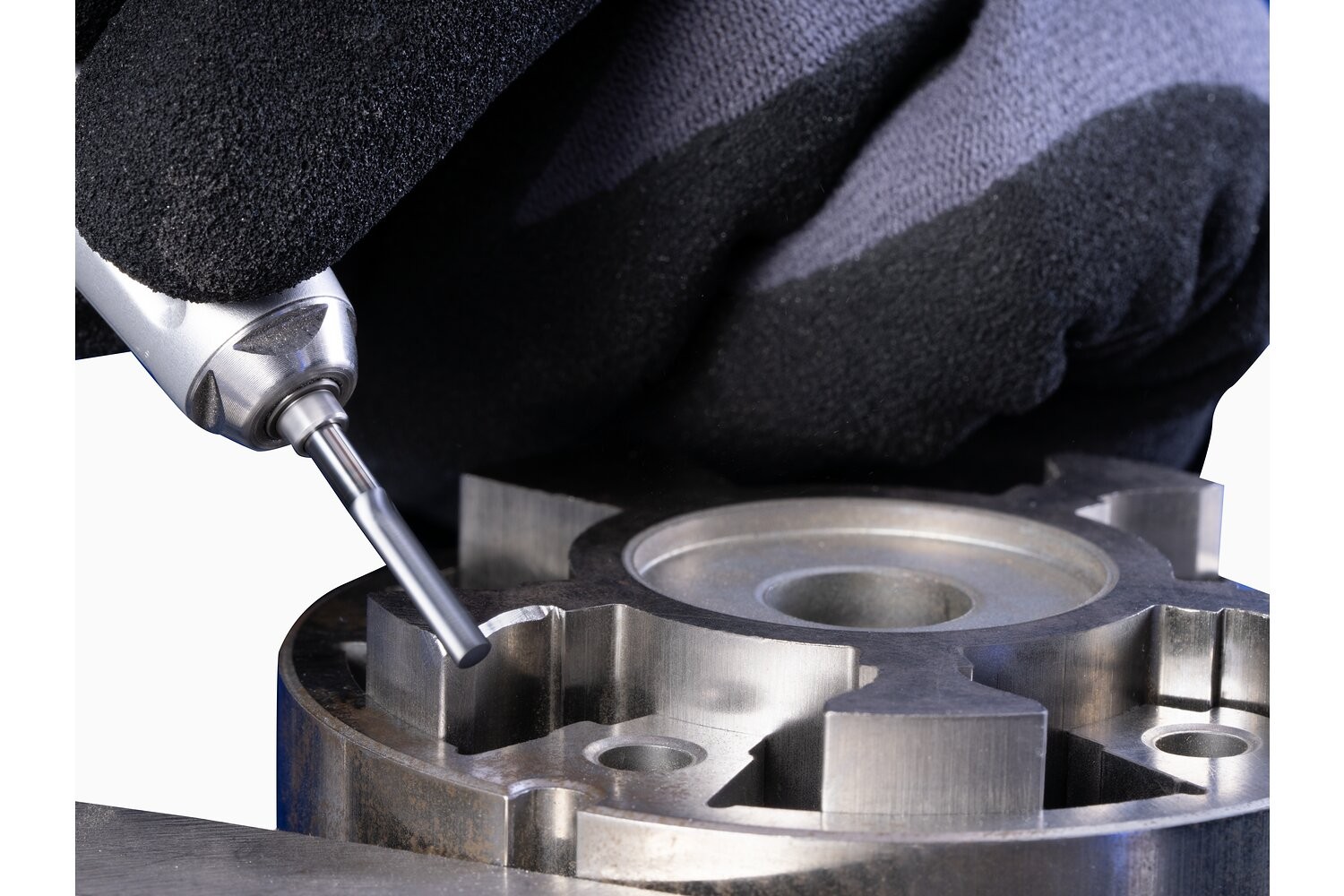 Fresa de metal duro de alto rendimiento MICRO cilíndrica ZYA Ø 03x13 mm, mango Ø 3 mm, recubrimiento HICOAT, para mecanizado fino