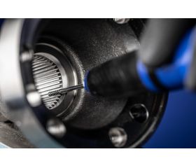 Fresa de metal duro forma cilíndrica ZYA Ø 03x13 mm, mango Ø 3x75 mm, Z3P medio universal, con dentado cruzado