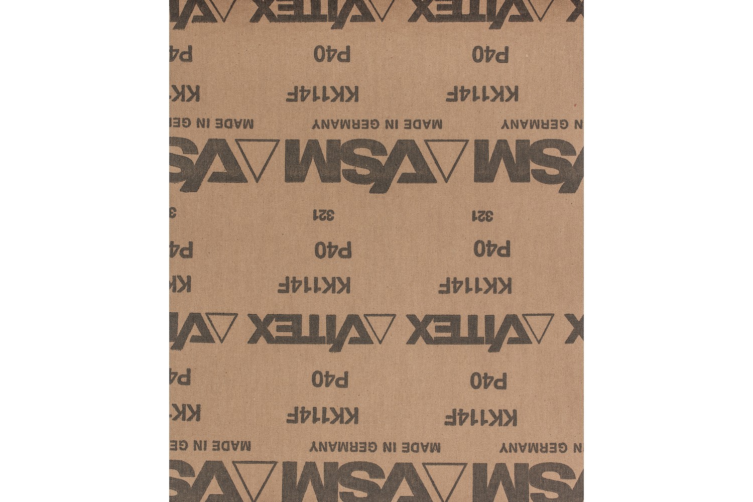 Pliegos de lija soporte de tela, corindón 230x280 mm BG BR A40 para acero en trabajos de gran exigencia